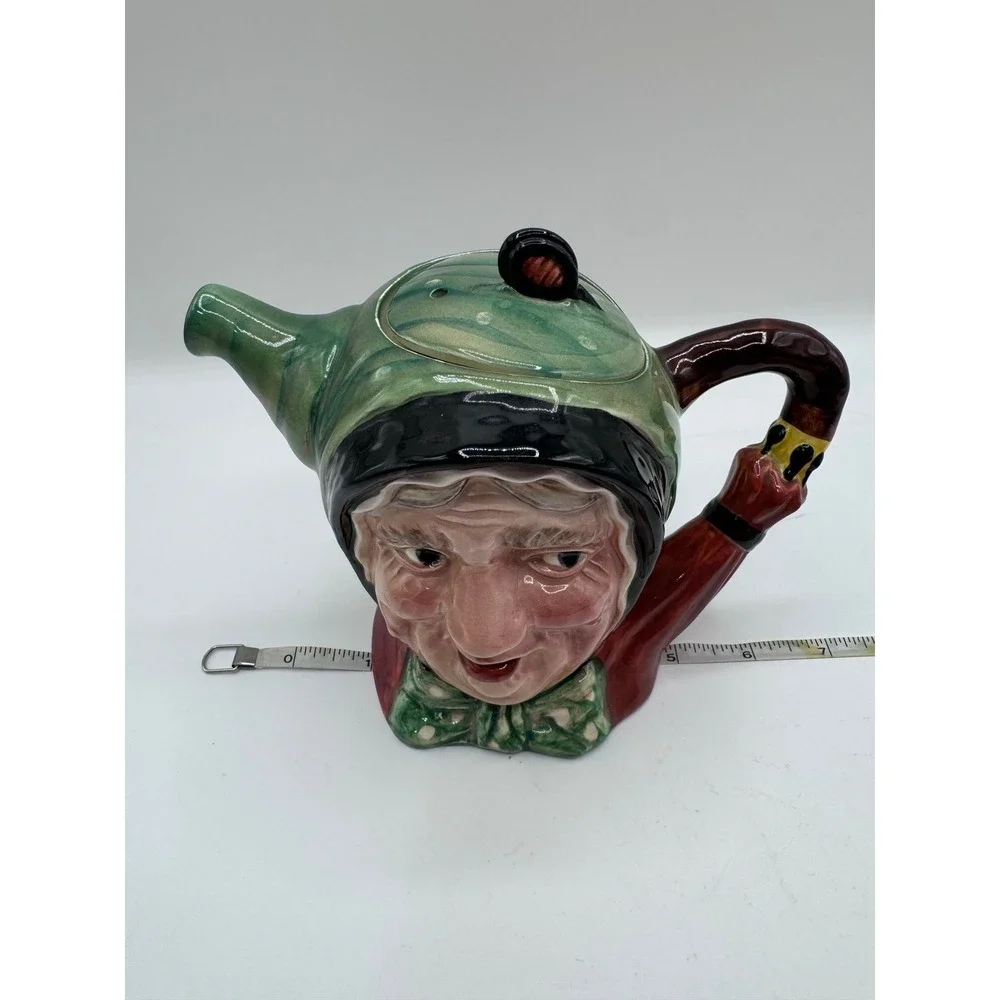 Vintage Beswick England Character Teapot #691 Granny‎ Figurine Pottery 6